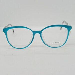 NWT RX-ABLE ELEMENTS EYEGLASS FRAMES VC-W22 TEAL Vista Rectangle Teal Full Rim Eyeglasses | Eyebuydirect main image 2